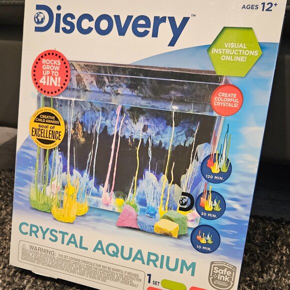 BRAND NEW - Discovery Crystal Aquarium - Science Kit - Educational Kid's Toy - Picture 1 of 6